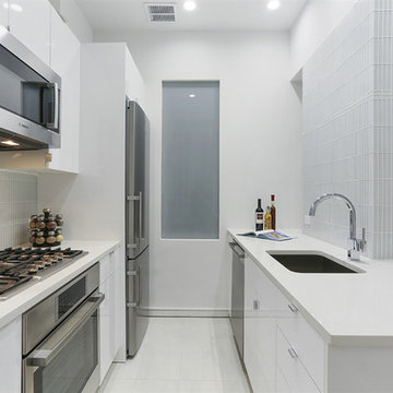 Modern Galley Kitchen Update NYC