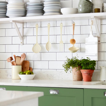 Newby Green Kitchen for Sanderson Paint