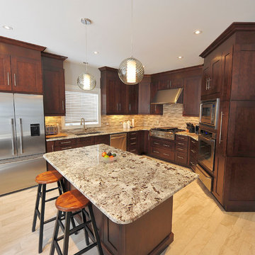 Newhaven Maple Cappuccino. Designed by Ken Nielsen 613-227-4694. Renovation by L