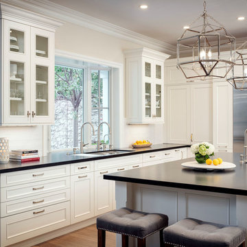 Newport Beach White Traditional Kitchen