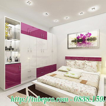 Nội thất phòng ngủ đẹp mang đến cảm giác dễ chịu và vui tươi PN012