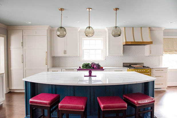 Transitional Kitchen by Ashley DeLapp Interior Design