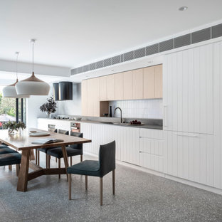 This is an example of a scandinavian kitchen in Sydney.