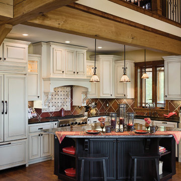 North Carolina Timber Frame Home - Kitchen