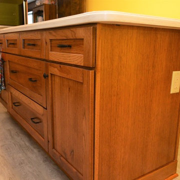 North Judson, IN. Haas Signature Cabinetry. Rustic Hickory Kitchen