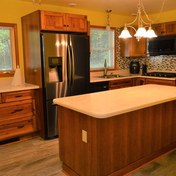 North Judson, IN. Haas Signature Cabinetry. Rustic Hickory Kitchen