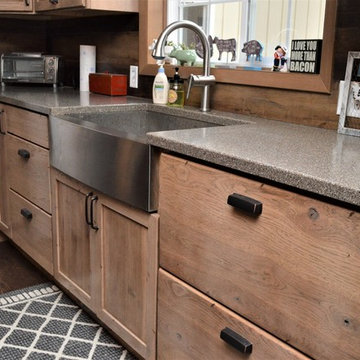 North Judson IN. Haas Signature Collection, Modern Rustic Inspired Kitchen