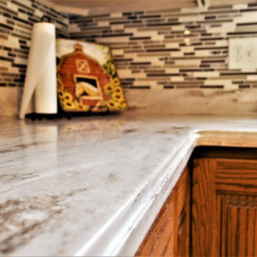 North Liberty, IN. Haas Signature Collection. Country Style Oak Kitchen