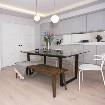 Notting Hill flat renovation and full refurbishment -Kitcehn