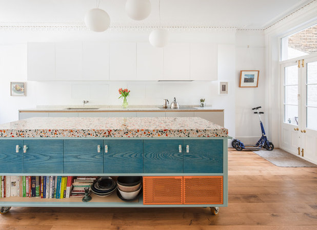 Contemporary Kitchen by Diespeker Terrazzo & Marble