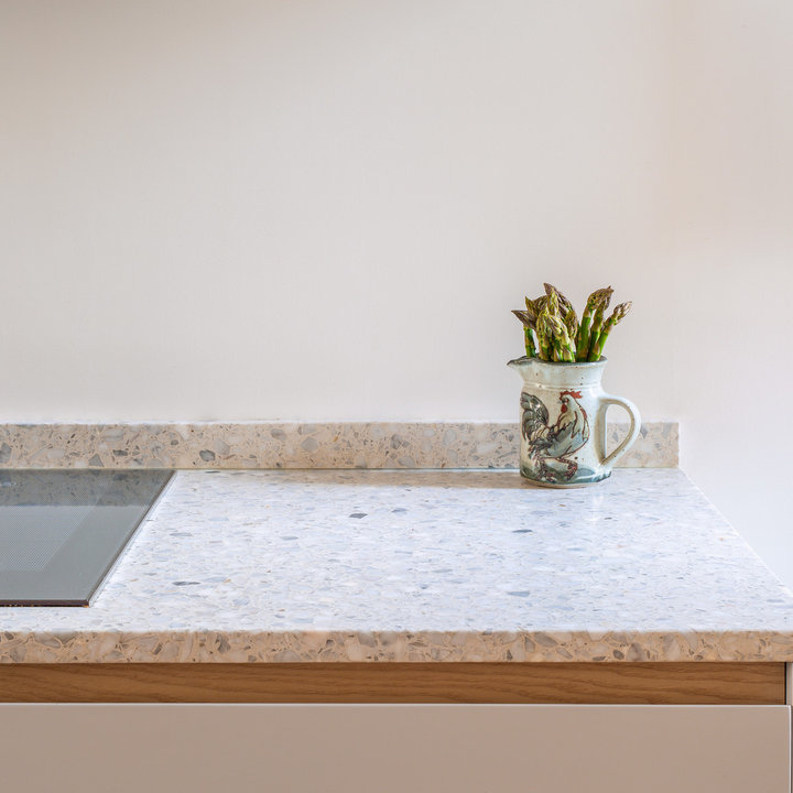 75 Beautiful Kitchen with Terrazzo Benchtops and Grey Benchtop Ideas ...