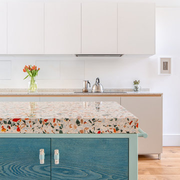 Nougat inspired terrazzo kitchen