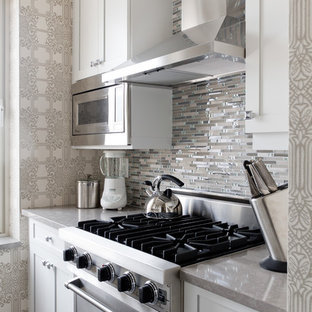 NYC Eastside Art inspired remodel "glitterati kitchen"