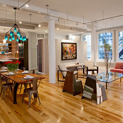 Open concept kitchen - contemporary open concept kitchen idea in Philadelphia