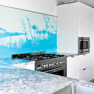 NZ Flax bar and kitchen splashback