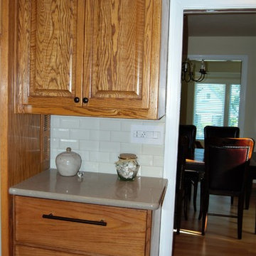 Oak Cabinets Updated