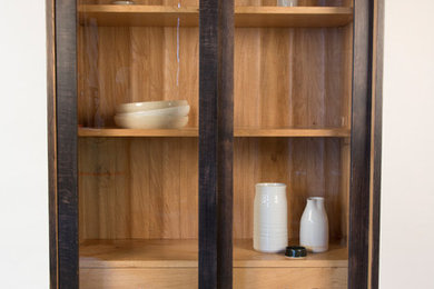 Oak Display  Cabinet