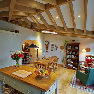 Oak framed kitchen garden room