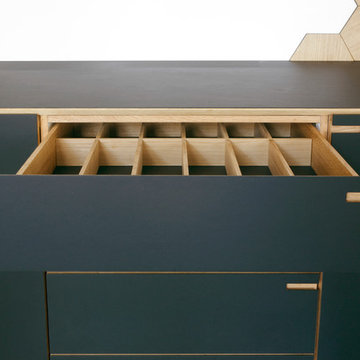 Oak wood drawers