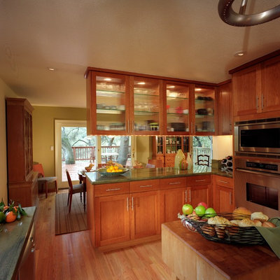 Transitional Kitchen by Katie Anderson Interior Design Consultants