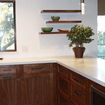 Octagonal House - Kitchen Remodel and Hardwood Flooring by Green Goods