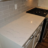 Odom Home On Wilmington Island In Lg Viatera Willow White Contemporary Kitchen Atlanta By Counterparts Inc