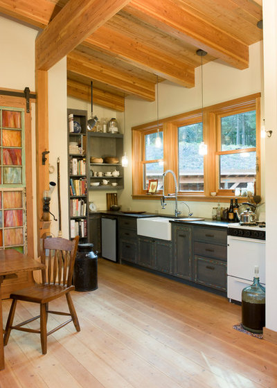 Rustic Kitchen by Alexandra Immel Residential Design LLC