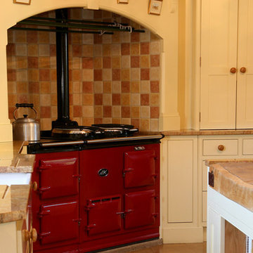 Oil Fired Aga with 'Chimney Breast Surround'