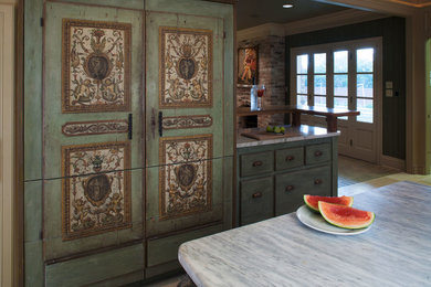 Example of a classic kitchen design in New Orleans