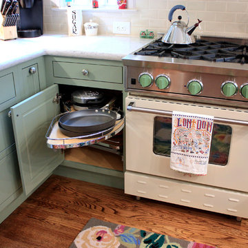 Old World Style Kitchen With New Gadgets