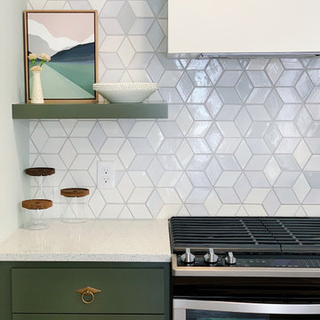 Ombre White Diamond Kitchen