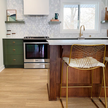 Ombre White Diamond Kitchen