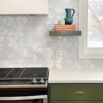 Ombre White Diamond Kitchen