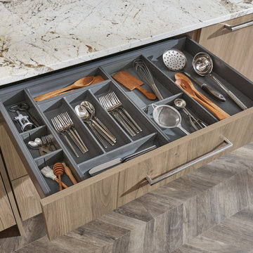 Omega Cabinetry: Kitchen Drawer Organization