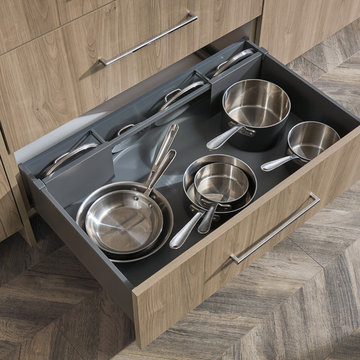 Omega Cabinetry: Modern Textured Laminate Kitchen