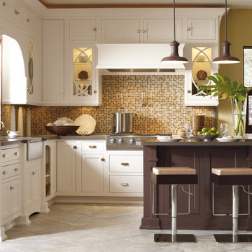 Omega Cabinetry: Two-Tone Kitchen