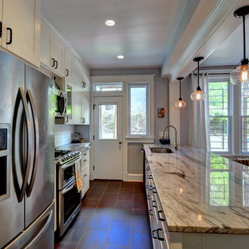 Open Concept Galley Kitchen