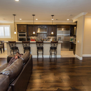 Open Concept Kitchen, Family Room and Dining
