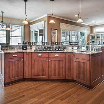 Open Concept Kitchen from Custom Homes by Ron Merle