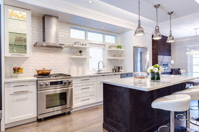 Open concept kitchen