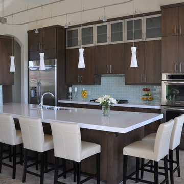 Open Concept Kitchen, Living and Dining