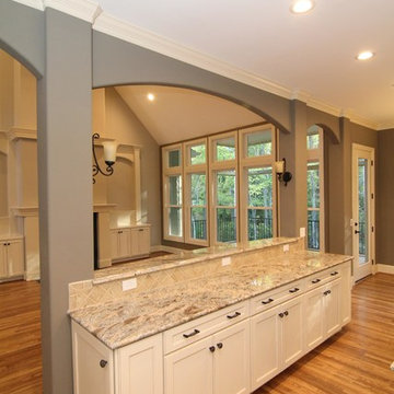 Open Concept Kitchen with Archways
