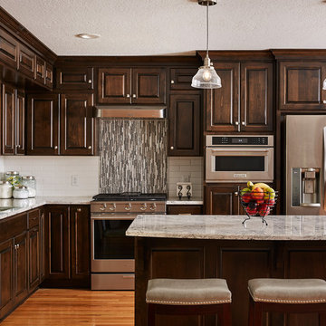 Open Concept Kitchen With Traditional Elegance