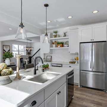 Open Concept Modern Farmhouse Kitchen