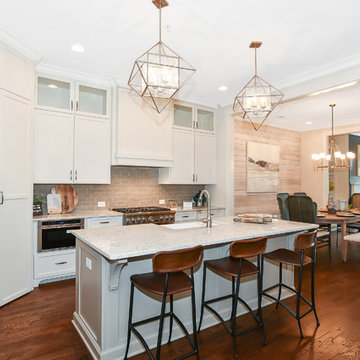 Open Kitchen and Dining | Roswell Court Townhome