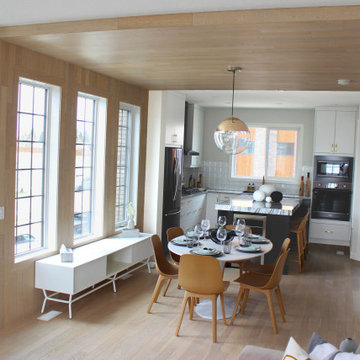 Open Kitchen, Living, Dining Room