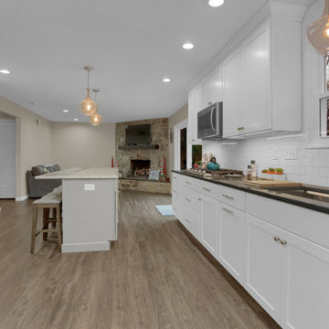 Open Layout Kitchen Remodel