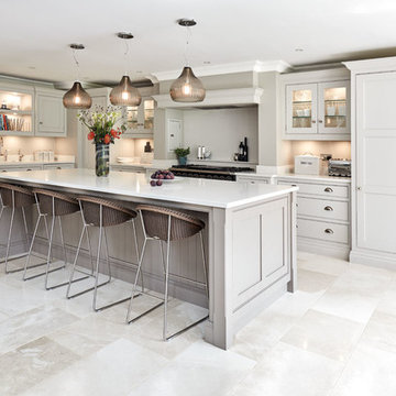 Open Plan Grey Kitchen