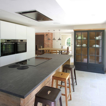 Open Plan Kitchen & Dining Area at Country House, Surrey