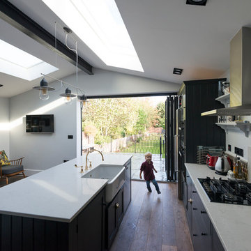 Open plan kitchen & patio extension